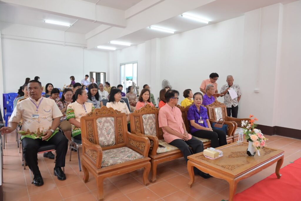 พิธีทำบุญอาคารชมพูพันธ์ทิพย์ โรงเรียนกีฬาองค์การบริหารส่วนจังหวัดพิษณุโลก